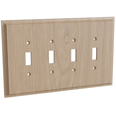 Designs Of Distinction Quad Light Switch Plate - Cherry 01454001CH1